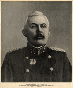 104331 Portret van P.P. Collette, geboren 1858, lid van het Hoog Militair Gerechtshof te Utrecht (1914-1924). ...